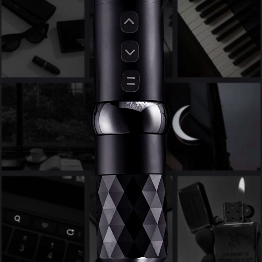 Alternative view of BLACK AGATE  (in stock)